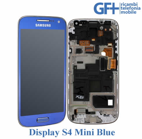 LCD Display BLUE Completo Samsung S4 Mini GT-I9195